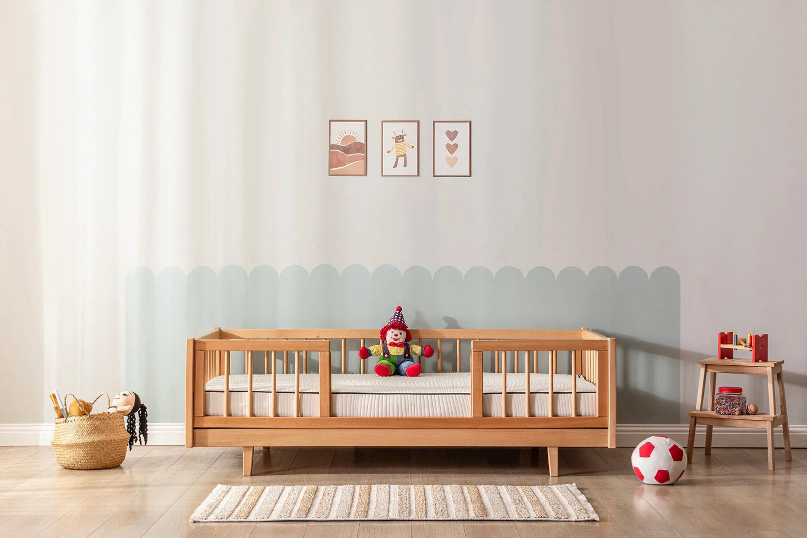 House Of Dreamz - Colchón de algodón orgánico para niños de 1 a 8 años