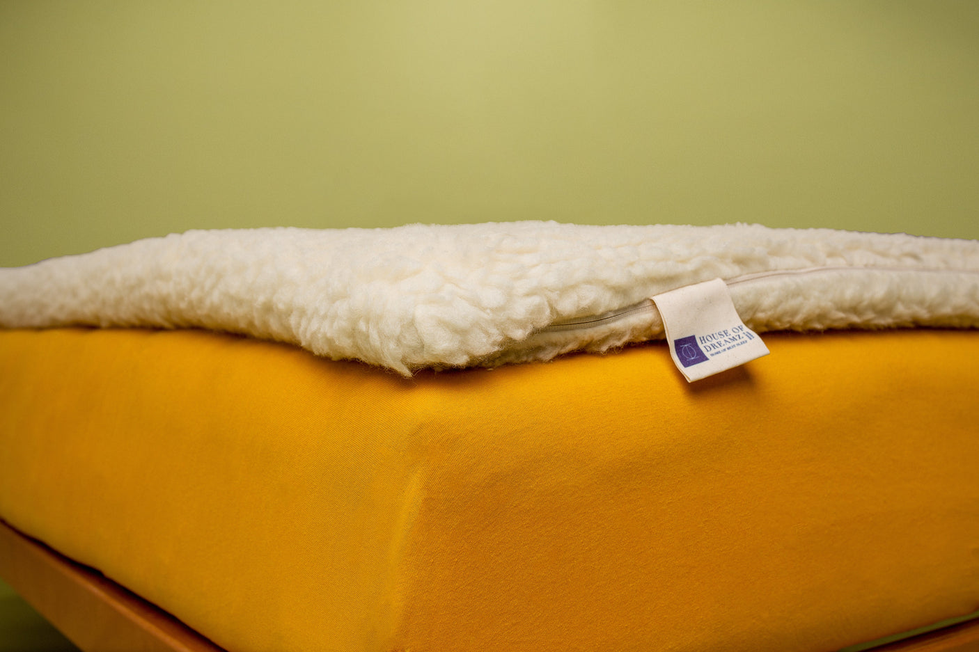 House Of Dreamz - Cubrecolchón de lana orgánica y látex natural - House Of Dreamz