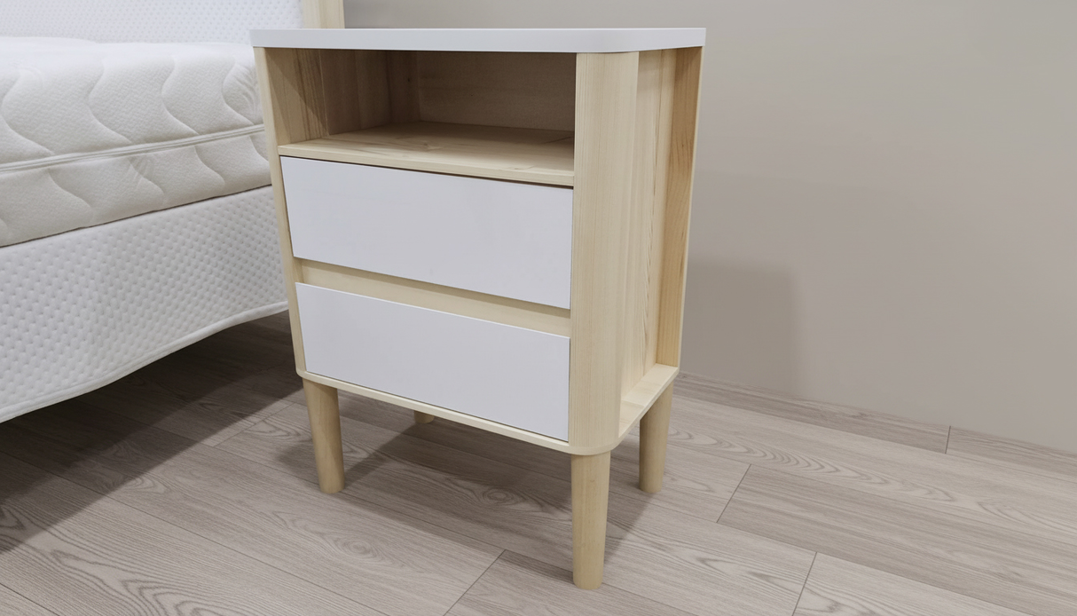 House Of Dreamz  Somier de madera con cabecero