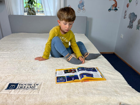 House Of Dreamz - Sobrecolchón de algodón orgánico y látex natural - House Of Dreamz