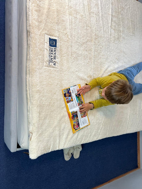 House Of Dreamz - Sobrecolchón de algodón orgánico y látex natural - House Of Dreamz